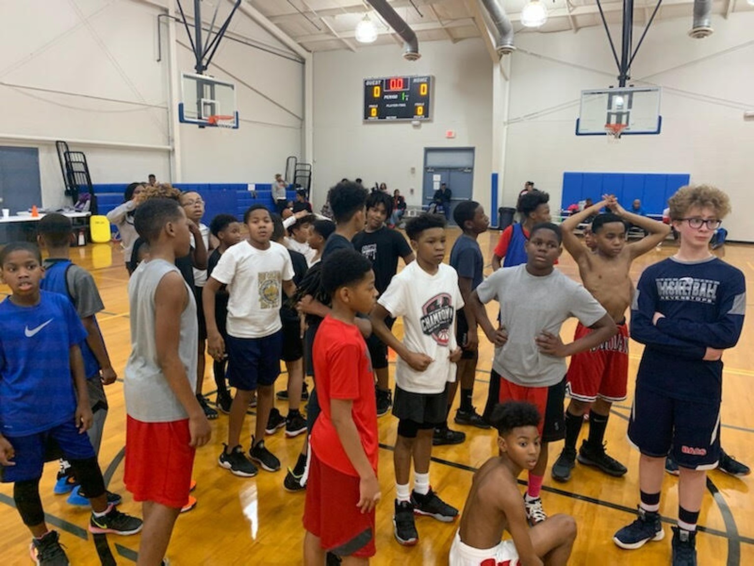 Elite Playmakers 2020 live scrimmage action