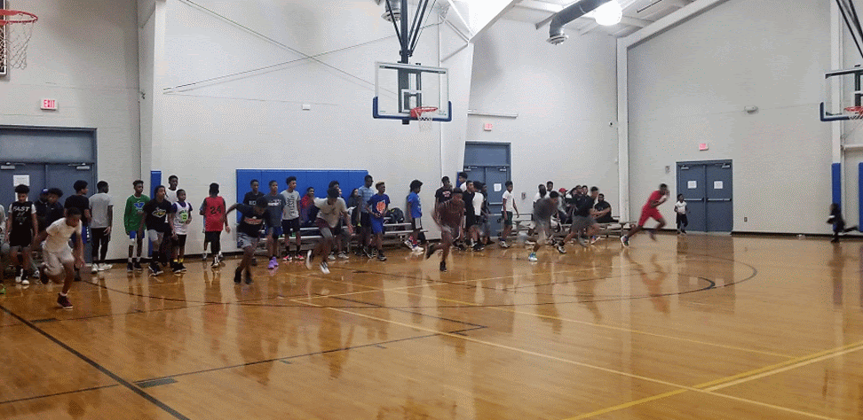 Elite Playmakers 2020 animated open-gym action