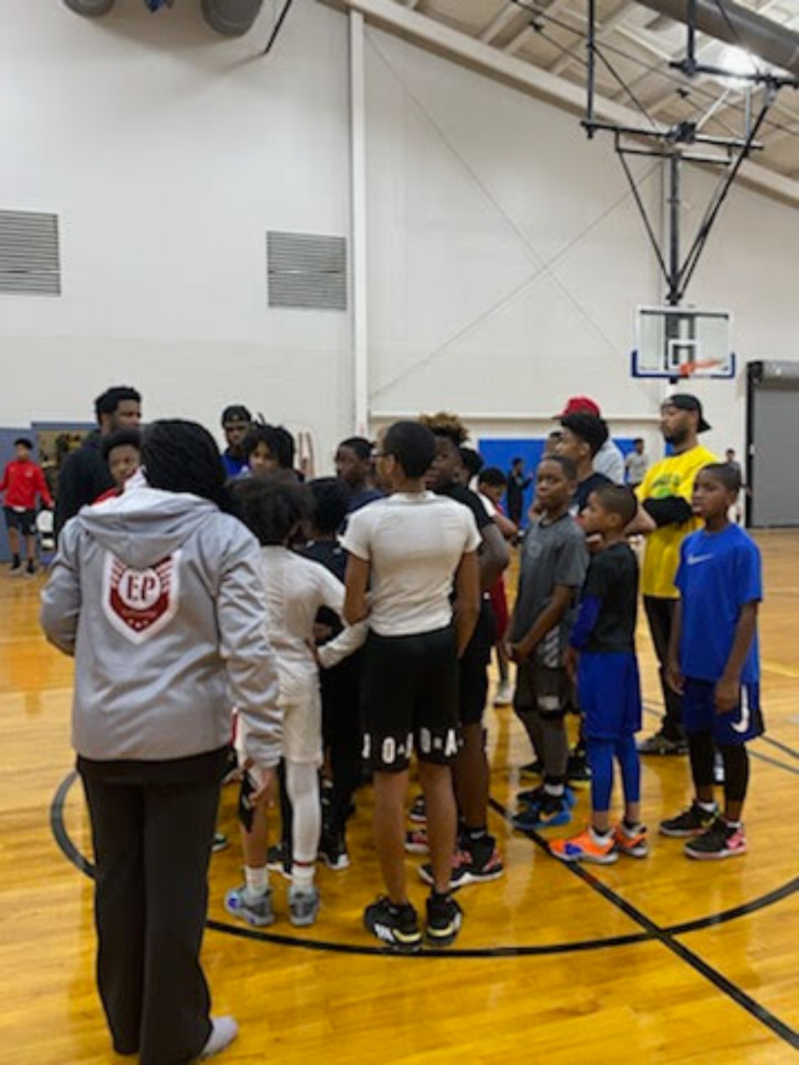 Elite Playmakers 2020 players gathered for team instruction