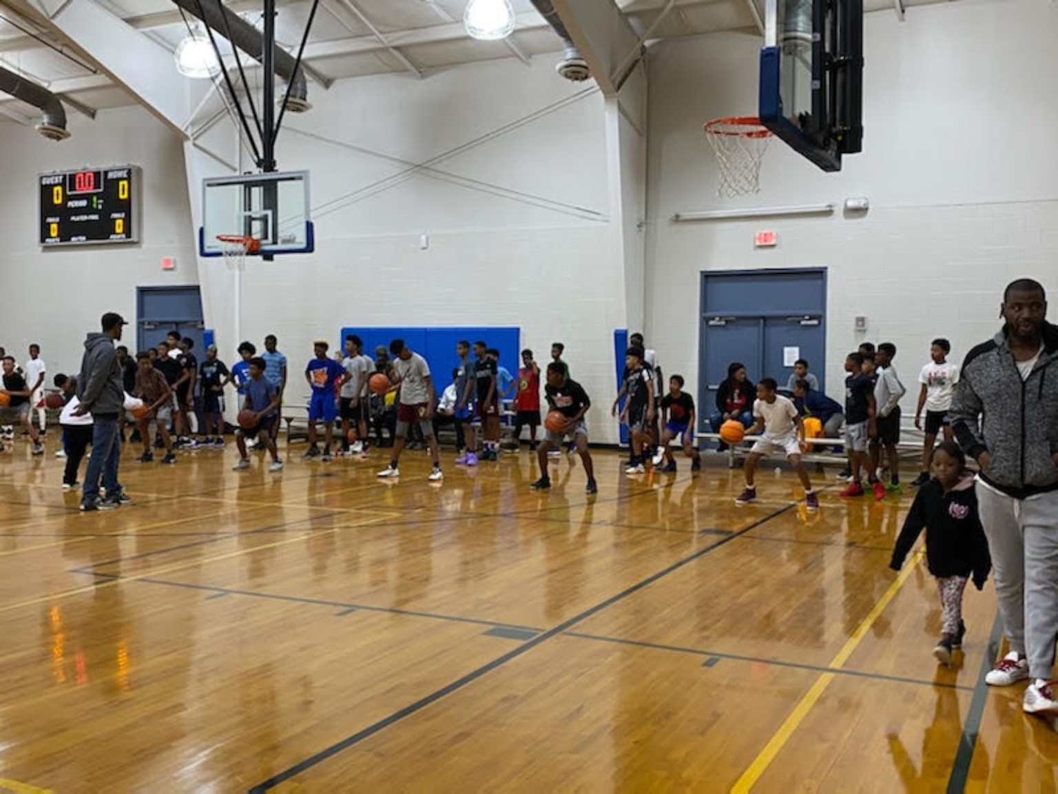 Elite Playmakers 2020 open-gym basketball session