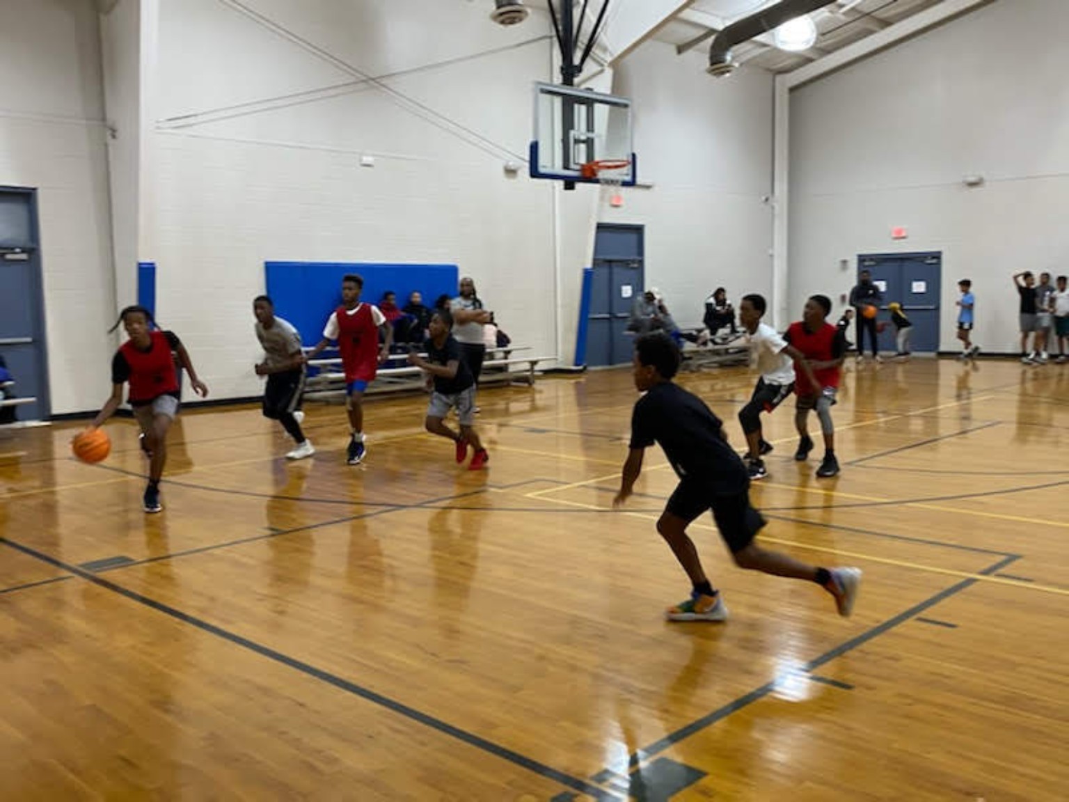 Elite Playmakers 2020 scrimmage action