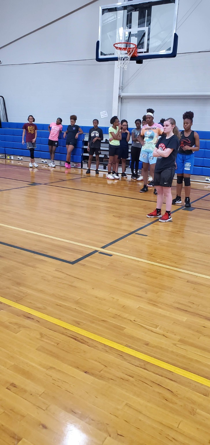 Lady Playmakers 2020 team waiting for instruction